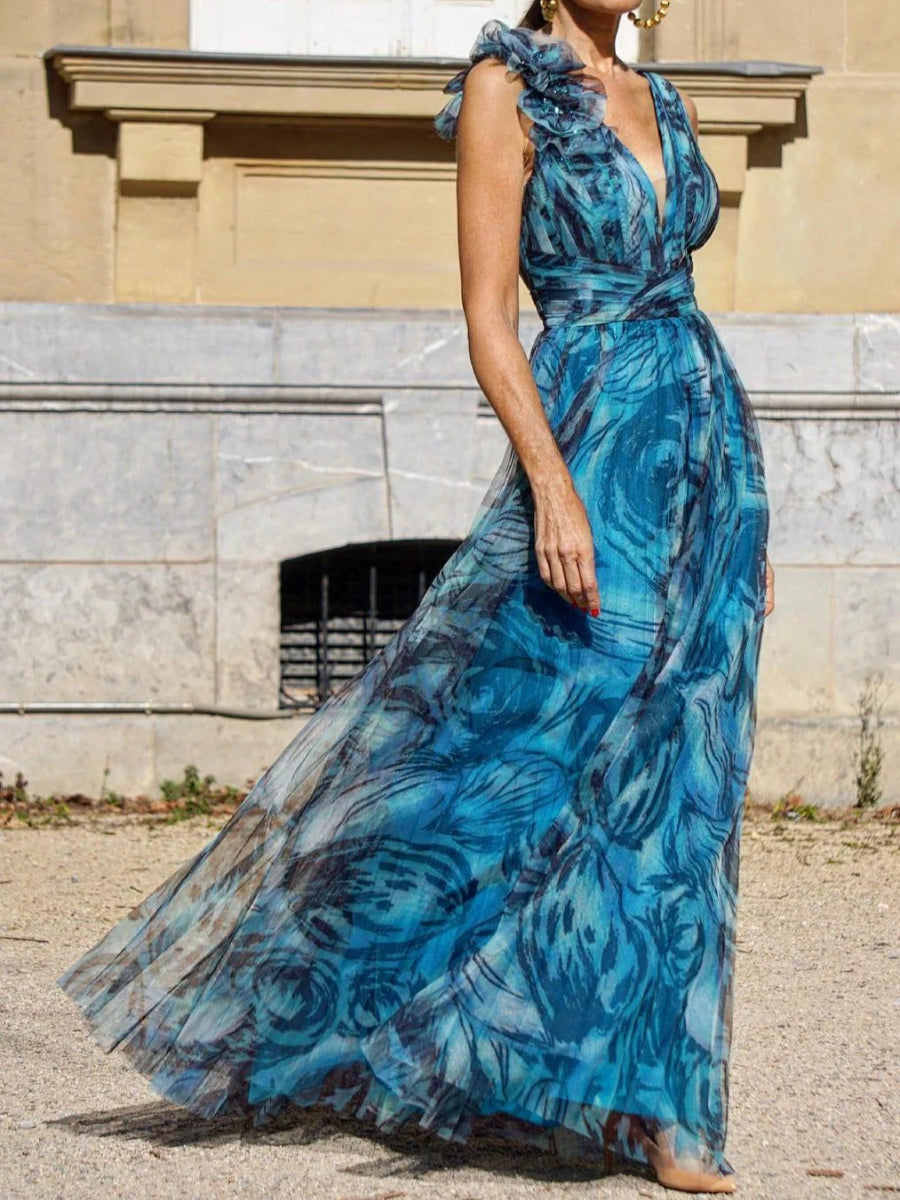 Chic Bohemian Flowy Dress